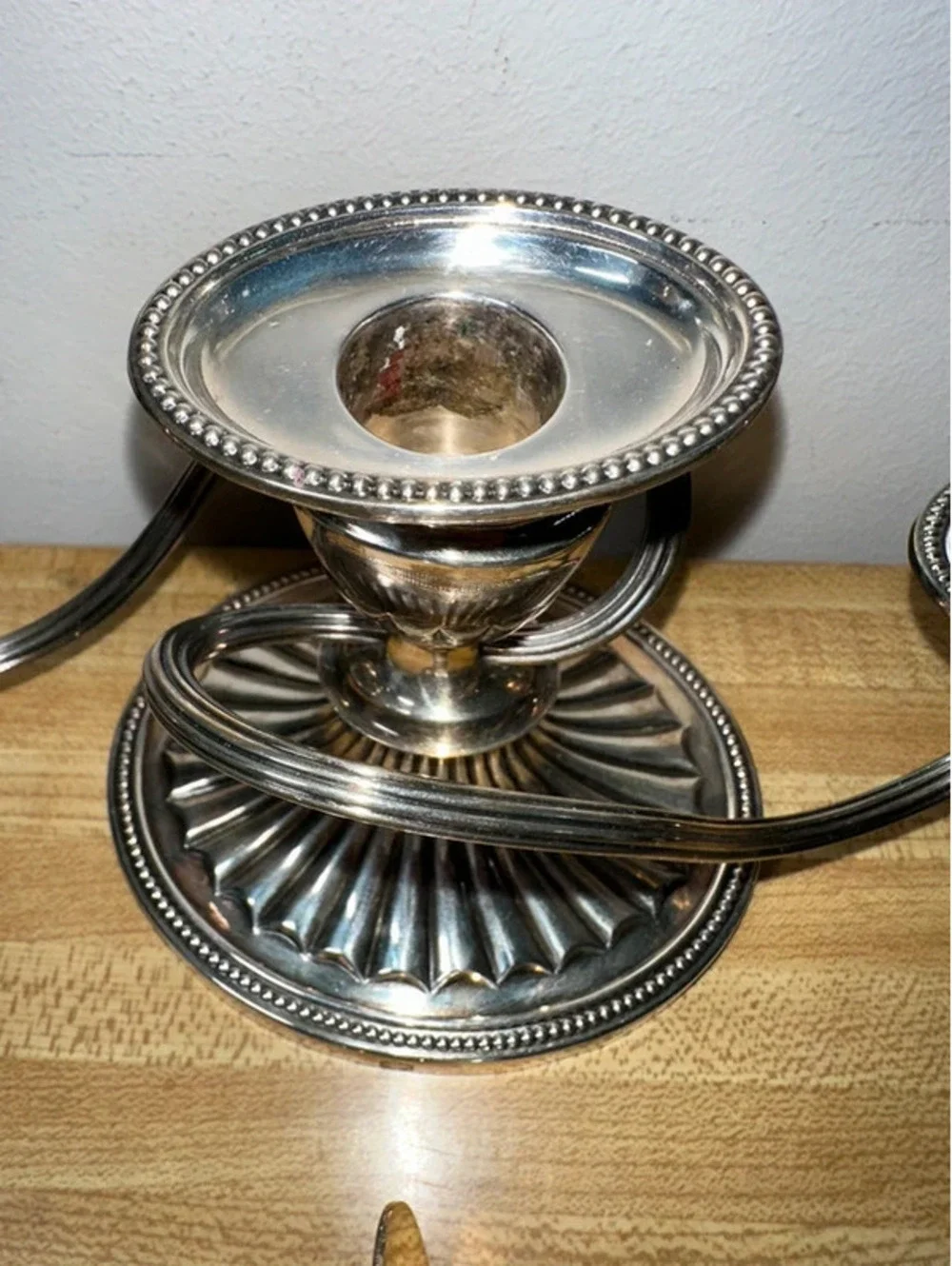 Barker-Ellis VTG England Silver-plated 3 light Candelabra